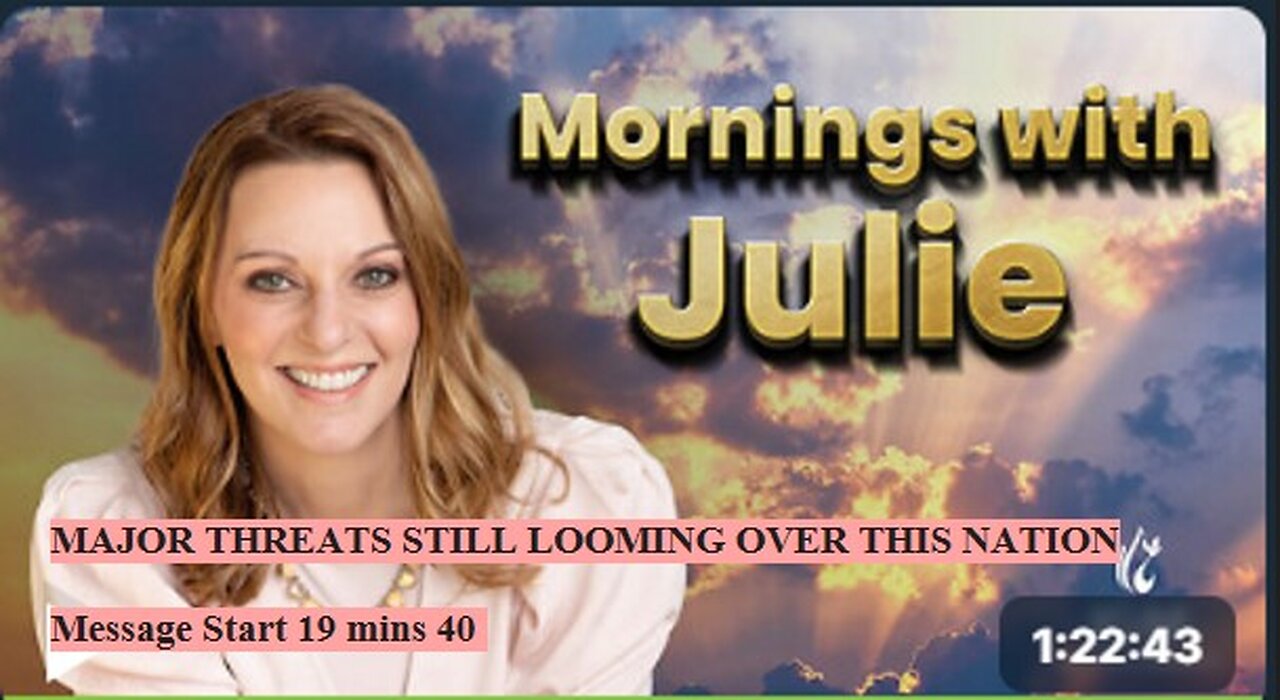 Julie Green subs MAJOR THREATS STILL LOOMING OVER THIS NATION