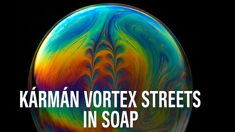 Kármán Vortex Streets in Soap: Fluid Waves of Hidden Order