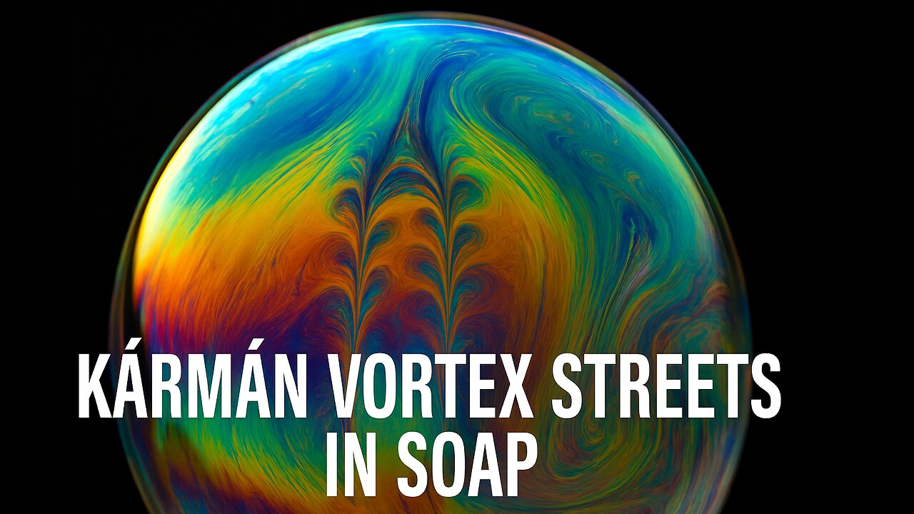 Kármán Vortex Streets in Soap: Fluid Waves of Hidden Order
