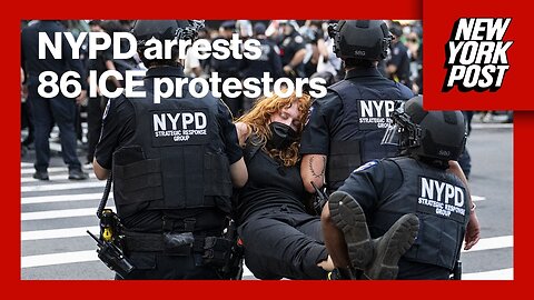 Anti-ICE demonstration in NYC results in clashes between cops and protestors