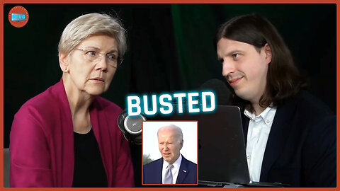 Warren LAUGHS When Lib Podcaster Busts Her for Lying About Joe BIden Mental Decline