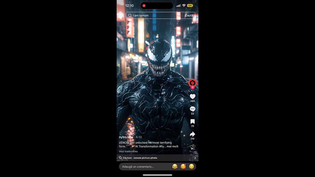 Venom power from ⚡️🌑