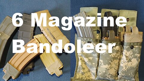SHOW AND TELL : MOLLE II BANDOLEER AMMO POUCH, 6 MAGAZINE, ARKANSAS LIGHTHOUSE FOR THE BLIND