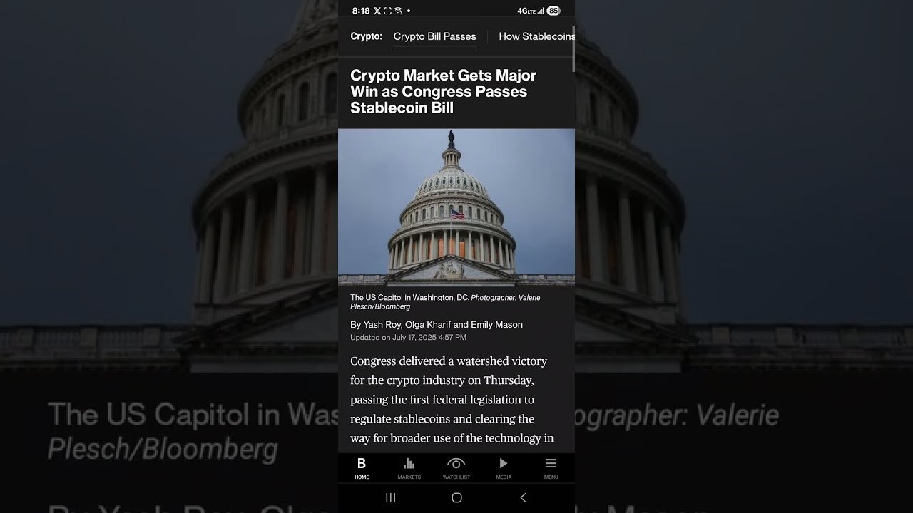 STABLECOIN BILL (GENIUS Act) WILL LEAD TO CASHLESS PAYMENTS VIA EMBEDDER C-HIPS