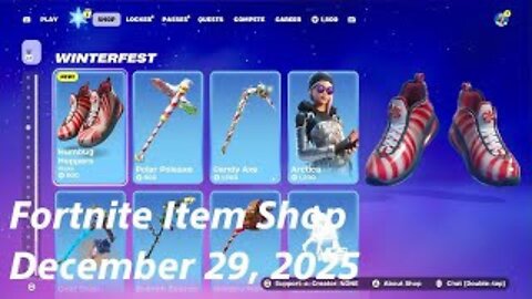 Fortnite Item Shop|December 29, 2025(*New* Kicks)