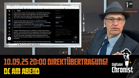 Aufzeichnung vom 10.09.25 Direktübertragung! DC am Abend