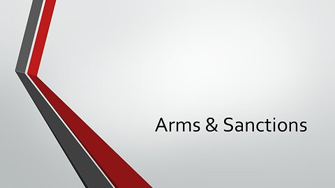 Arms & Sanctions
