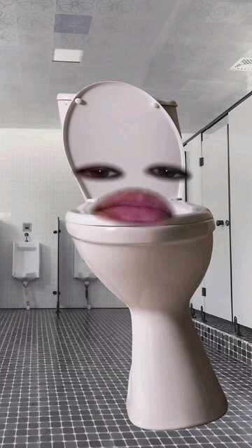 toilet face
