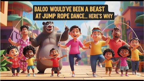 Baloo would have been a BEAST with jump rope dance, because he knew this