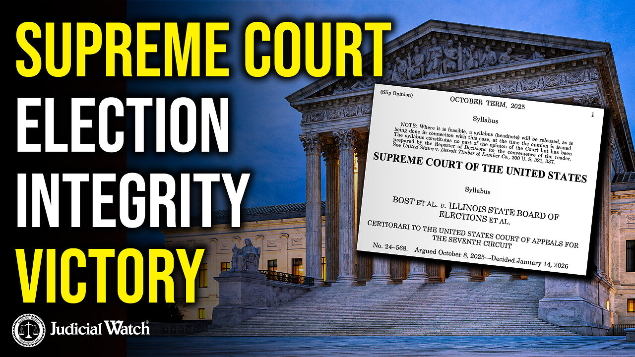 Supreme Court Election Integrity Victory