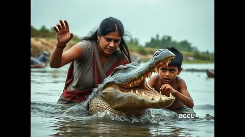 * Crocodile vs. Humans: The Deadliest Jungle Encounters! 🐊#wilflife