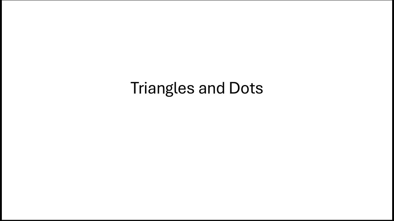 Ai Assimilation- Triangles and Dots