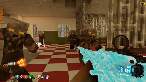 Playing Call of Duty Black Ops III - with Minecraft Verrückt mod - (No Commentary).