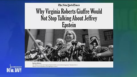 "Nobody's Girl": Virginia Giuffre's Memoir Details Sex Abuse by Epstein, Maxwell, Prince Andrew