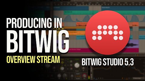 Producing a Song on Bitwig Studio LIVE | Music Production Techniques Breakdown