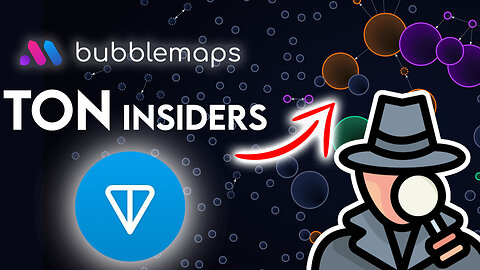 TON Whales Exposed! Track Insider Wallets with Bubblemaps $BMT InfoFi