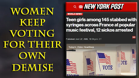 First the EU & California and now NYC. Women are determined to vote for their own suffering