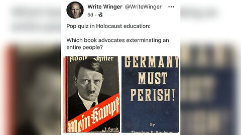 Lying shill says the IDF found Nazi books in almost every home in Gaza