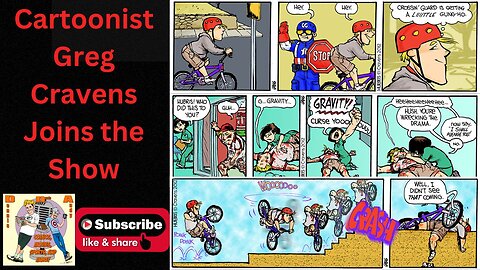 Cartoonist Greg Cravens Joins the DNA Show!