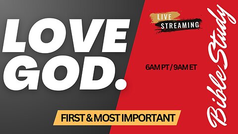 NO OTHER GODS | Saturday Bible Study Livestream