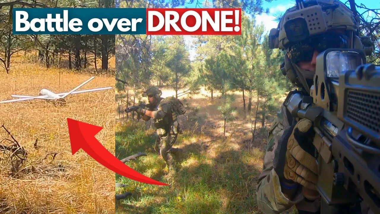 INTENSE Airsoft Battle over DOWNED DRONE! | 1862 | American Milsim | Part 1