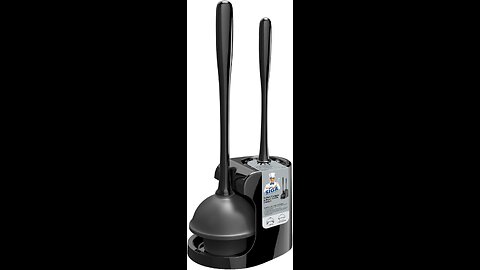Clean & Compact: The MR.SIGA Toilet Plunger and Bowl Brush Combo