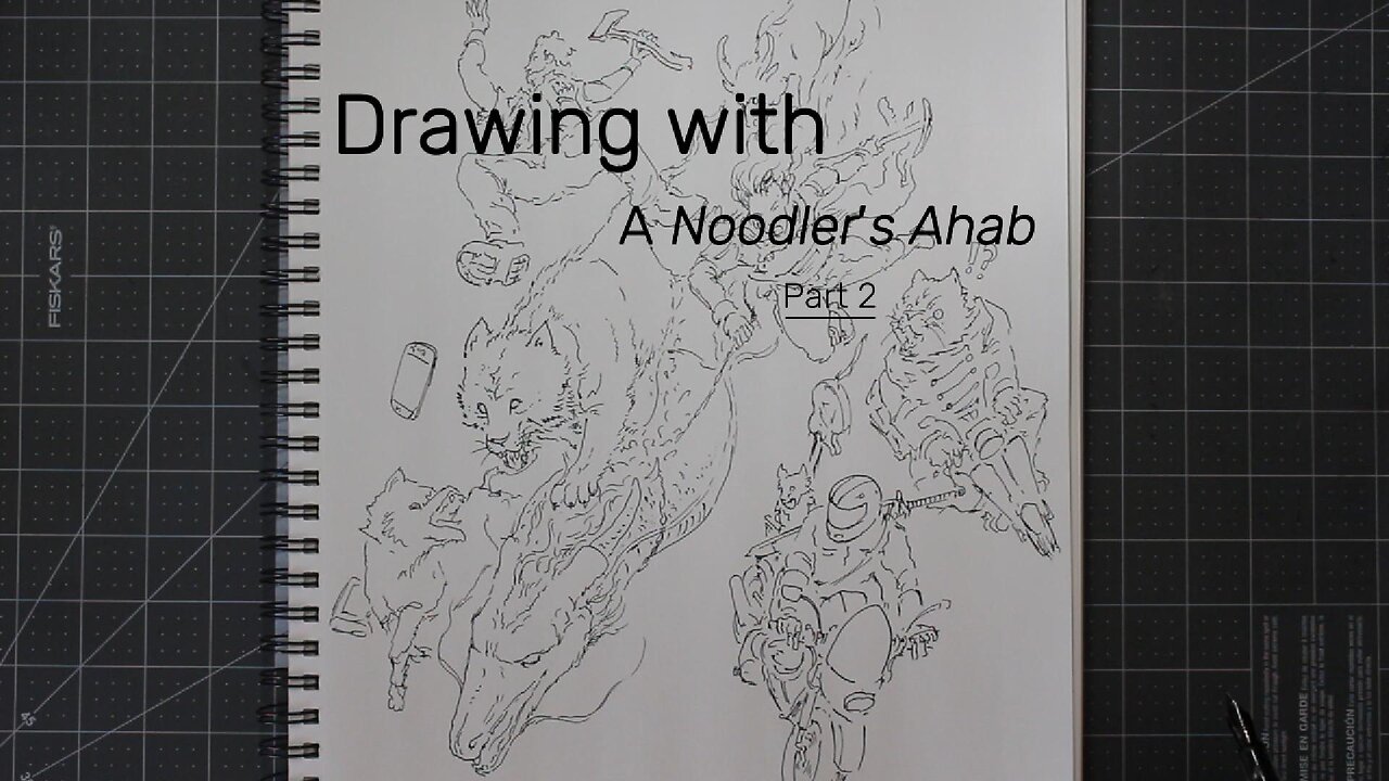Drawing with a Noodler's Ahab pt. 2