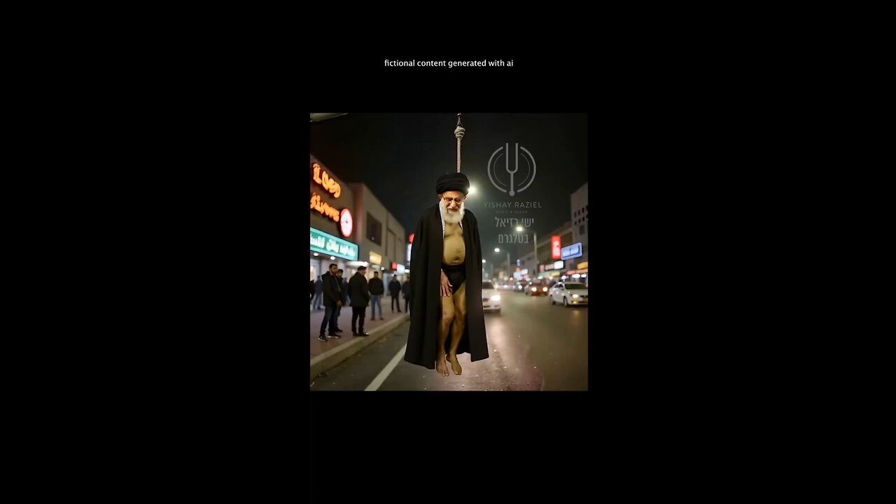 Ayatollah Kamenahi. It says “soon”.