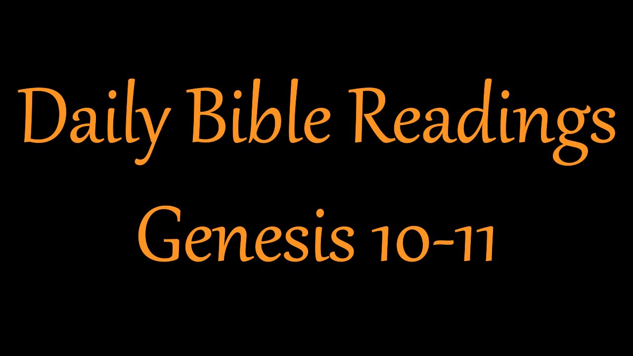 Genesis 10-11