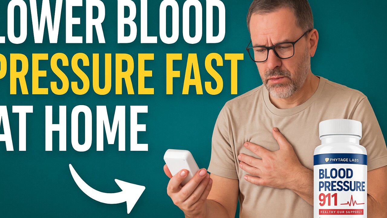 Lower Blood Pressure FAST at Home (For Diabetics) | Natural & Safe Solution That Works!