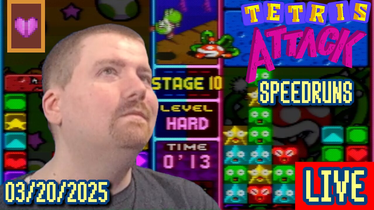 [Tetris Attack Speedruns] TA2025 Training: The Expert Rule of Six Edition, Doods!