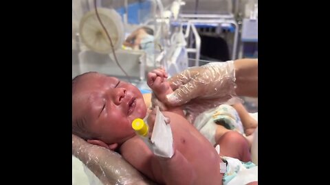 cute baby bottle feeding and masage