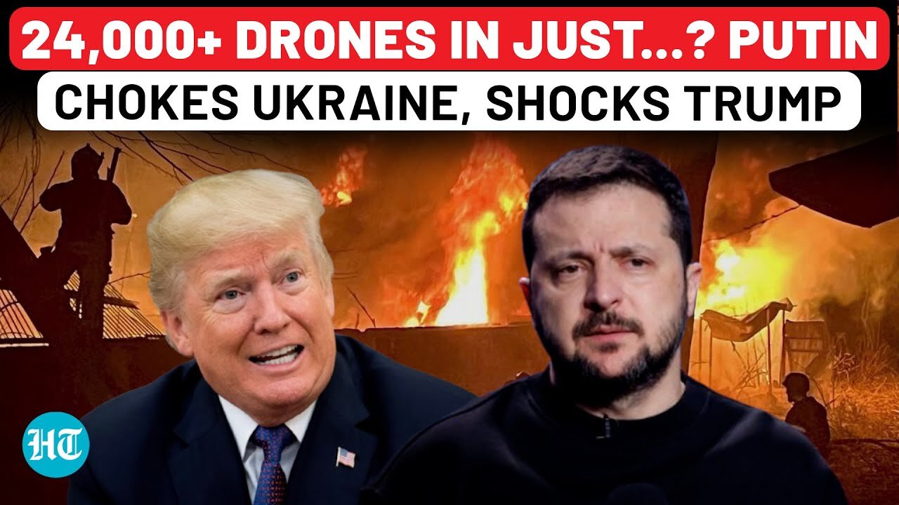 Ukraine’s Last Breath? Russias 24000-Drone Storm Chokes Kyiv, Sends Chilling Message to Trump