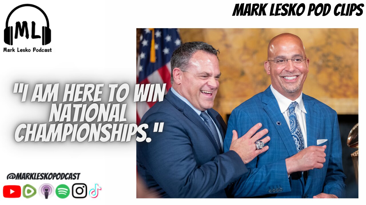 Penn State AD Pat Kraft speaks || Mark Lesko Pod clips #pennstatefootball #collegefootball