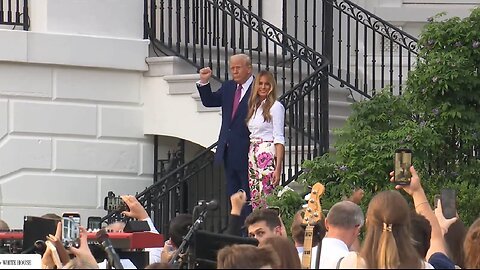 President Trump and the First Lady Participate in the Congressional Picnic