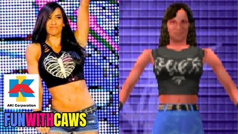 making AJ Lee in WWF No Mercy Plus V2.1!