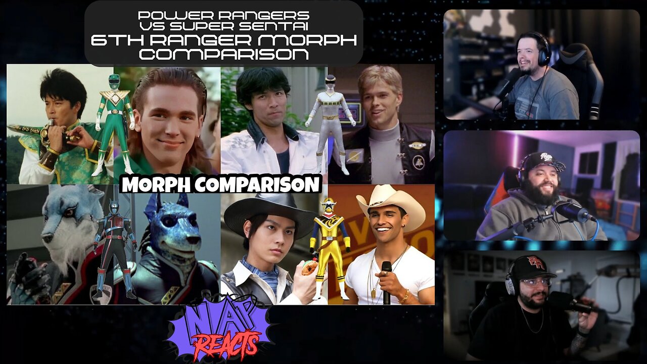 Power Rangers vs Super Sentai 6th Rangers Comparison - NAP Reacts 25