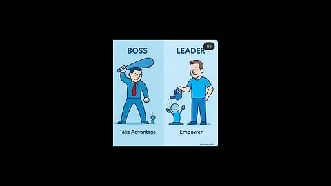 Boss versus leader