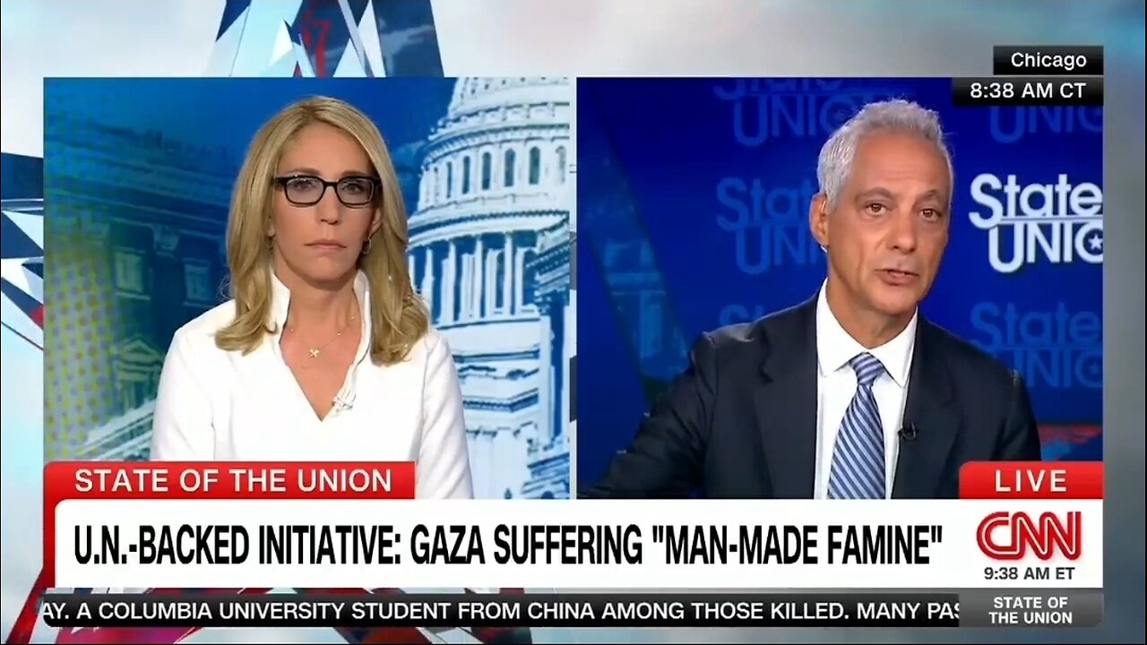 Rahm Emanuel Claims Netanyahu Doesn't Have A Plan In Gaza