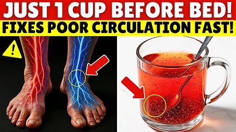 Over 60? Drink THIS IMMEDIATELY to Increase Blood Flow in Legs in 24 Hours! | Senior Health Tips