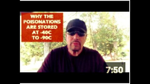 "Reasons for Storing Poisonations at Temperatures Between -40C and -90C"