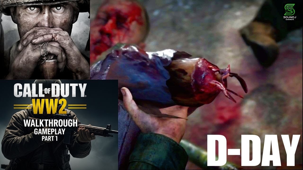CALL OF DUTY WW2 Walkthrough Gameplay Chapter 1 - Normandy - Campaign Mission 1 (COD World War 2)
