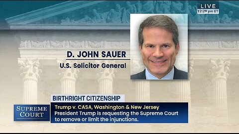 Supreme Court Hears Birthright Citizenship Case
