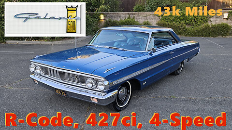 1964 Ford Galaxie 500XL R-Code, 427ci, 4-Speed for Sale