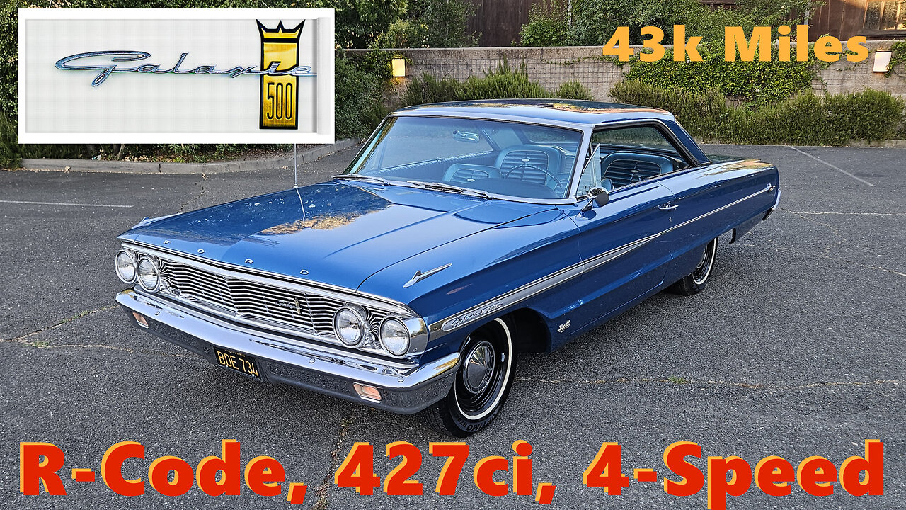 1964 Ford Galaxie 500XL R-Code, 427ci, 4-Speed for Sale