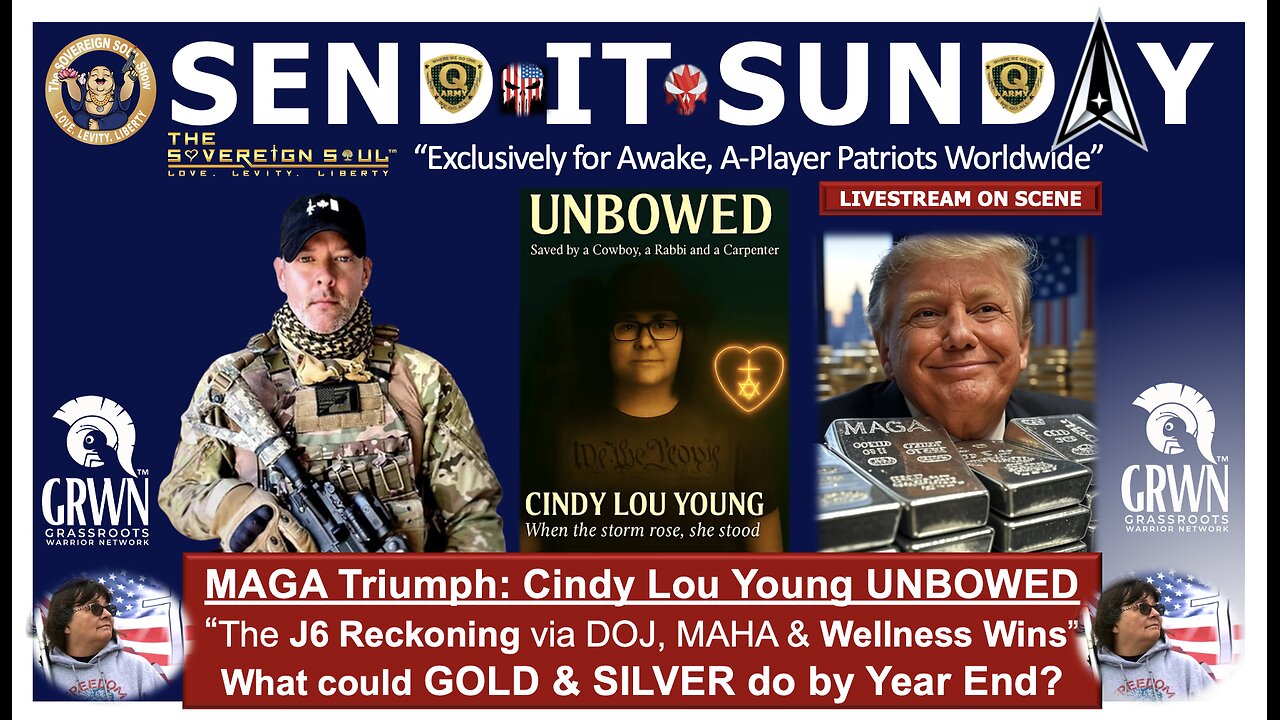 A MAGA Triumph⚡️DOJ’s J6 Reckoning, Cindy Lou Young UNBOWED, RFK Jr MAHA. Will Gold, Silver SOAR?!
