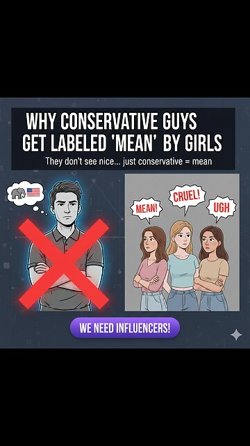 Why Conservative Guys Get Labeled "Mean" by Girls