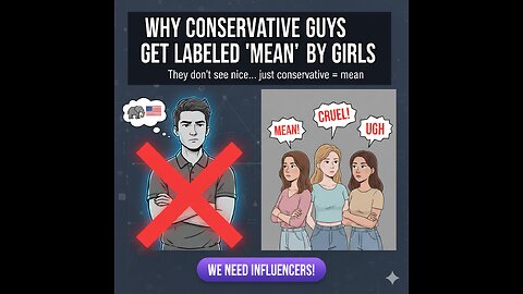 Why Conservative Guys Get Labeled "Mean" by Girls