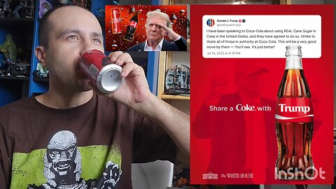 sharing a COKE w/ @DonaldJTrumpforPresident @WhiteHouse