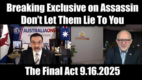 Breaking Exclusive On Assassin, Don’t Let Them Lie To You 9.16.25